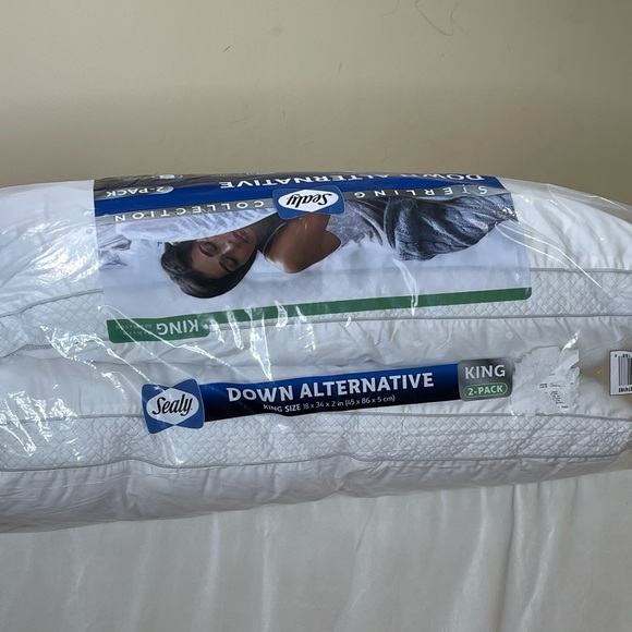 Bedding Sealy Down Alternative 2pack King Pillow Poshmark